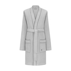Халат Togas Togas Халат банный мужской Саунерс вафельный, хлопок, M/L/48-50, светло-серый, размер M/L, светло-серый