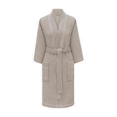 Халат Togas Togas Халат банный женский Саунерс вафельный, хлопок, XL/2XL/50-52, бежевый, размер XL-XXL, бежевый