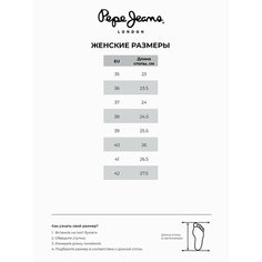 Ботинки Pepe Jeans BOWIE TOP, размер 37 EU, черный
