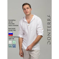 Рубашка DONTERRA Летняя коллекция, размер 52, белый