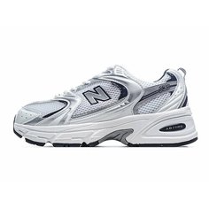 Кроссовки 530, полнота D, размер 6 US (37.5 RU), белый/синий New Balance