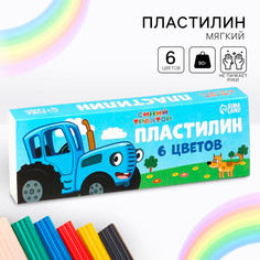 Пластилин 6 цветов 90 г No Brand