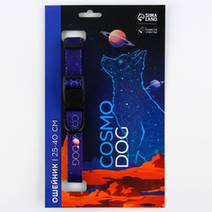 Ошейник cosmo dog, застежка - фастекс, 2 см 25-40 см Пушистое счастье