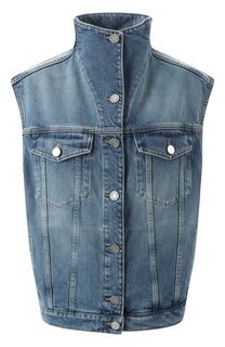 Джинсовый жилет Alaia