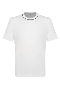 Хлопковая футболка Brunello Cucinelli