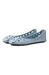 Кожаные балетки Perfo Alaia