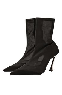 Комбинированные ботильоны Mugler