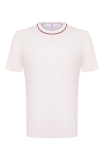 Хлопковая футболка Brunello Cucinelli