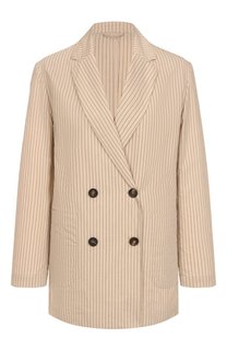 Хлопковый жакет Brunello Cucinelli