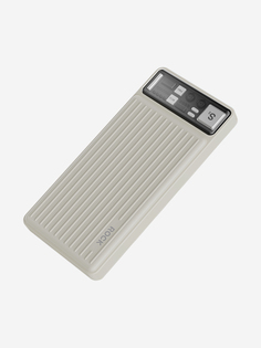 Внешний аккумулятор ROCK P96 12W Travel Series Power Bank With Cable 10000mAh бежевый, Бежевый Xiaomi