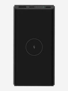 Внешний аккумулятор с беспроводной зарядкой Xiaomi Wireless Power Band 10 000 Mah WPB15PDZM черный, Черный