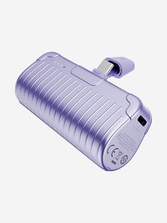 Внешний аккумулятор ROCK P85 Fast Charging Power Bank 4800mAh фиолетовый, Фиолетовый Xiaomi