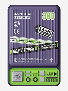 Внешний аккумулятор ROCK Travel Series P90 20W Travel Series Magnetic Wireless Powerbank 10000mAh фиолетовый, Фиолетовый Xiaomi