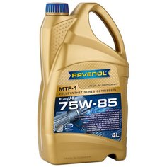 Масло трансмиссионное RAVENOL MTF-1, 75W-85, 4 л, 1 шт.