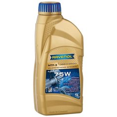 Масло трансмиссионное RAVENOL MTF-3, 75W, 1 л, 1 шт.
