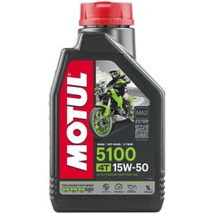 Полусинтетическое моторное масло Motul 5100 4T 15W50, 1 л, 1 шт.