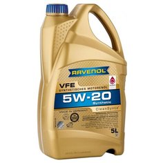 Синтетическое моторное масло RAVENOL VFE SAE 5W-20, 5 л