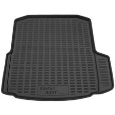 Коврик в багажник пластиковый для Skoda Octavia A7 (13-17)/(17-20) с карманами, Rezkon