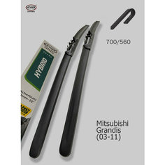 700 560мм. Дворники Щетки стеклоочистителя для Mitsubishi Grandis Мицубиси Грандис (03-11) Heyner