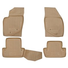 Комплект ковриков в салон ELEMENT NLC.50.03.212 для Volvo S60 2001-2009 г., 4 шт. бежевые 4