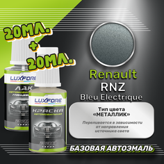 Luxfore подкраска для царапин и сколов Renault RNZ Bleu Electrique 20 мл + лак 20 мл комплект