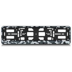 Рамка для номера АЕР Осколки РК 01 01 00 (2.142) камуфляж серый 1 шт. Aer