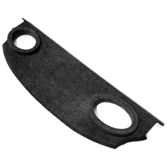 Задняя полка Калина седан под 6х9 динамики овалы акустическая, ткань карпет Real Sound