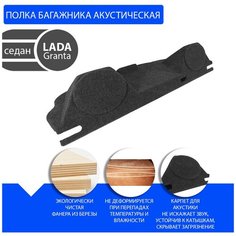 Полка багажника акустическая на LADA GRANTA/ Лада Гранта (модификация 2) (седан)