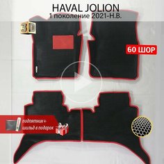 EVA коврики в салон автомобиля HAVAL JOLION 1 (Хавал Джолион 1), ева коврики автомобильные с бортами, эва в машину Нет бренда