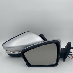 Зеркало боковое комплект ВАЗ 2114 адаптированные в корпусе Гранта, повторитель поворота, Ручной привод, Снежная Королева Нет бренда