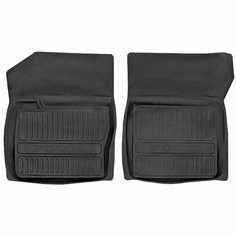 Коврики салона передние для Ford Focus II (08-), резина, 2 шт. Nor Plast