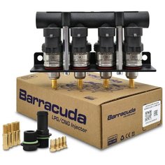 Газовые форсунки Barracuda 120 на 4 цилиндра Alex