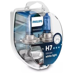 Галогенная лампа Philips H7 (55W 12V) DiamondVision 2шт
