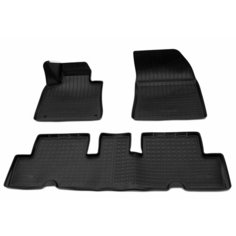 Коврики салона 3D для Citroen C4 Grand Picasso (2014-2018) / Ситроен С4 Гранд Пикассо Nor Plast