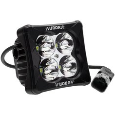 Светодиодная фара автомобильная Aurora ALO-D3-2-P4T 9V-36V 40W 2.7A 3200Lm Дальний белый свет, дневные ходовые огни, противотуманки