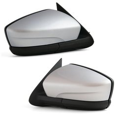 Наружное зеркало заднего вида на LADA Granta с тросовым приводом зеркального элемента, цвет Платина. Solina Salina