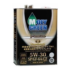 Моторное масло MOLYGREEN PREMIUM 5W-30 SP/GF-6A/CF (синт) 4л