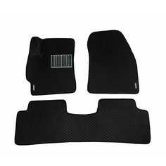 Автомобильные коврики ЭВА (EVA) для Toyota Corolla X (E140, E150) / Тойота Королла 10 / 2006-2013 + подпятник + 2 логотипа АвтоЕва.рф