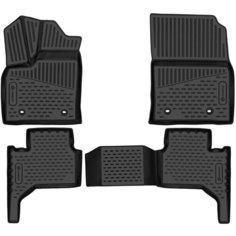 Коврики 3D в салон подходят для TOYOTA Land Cruiser (300 Series) 2021- Внед, 5мест, 4шт. (полиуретан) / Тойота Ленд крузер Element