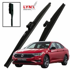 Дворники VW Volkswagen Jetta (7) 162 / Фольксваген Джетта 2018 2019 2020 2021 2022 Щетки стеклоочистителя зимние LYNXauto 600мм-480мм к-т 2шт.