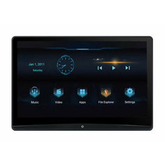 Навесной монитор на подголовник 12.5" ERGO ER1250BL NEW (ANDROID 14)