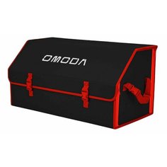 Органайзер-саквояж "Союз" в багажник Omoda (Омода), размер XL Plus. Цвет: черный с красной окантовкой. A&P Групп