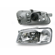 Фара левая Hyundai Accent Тагаз 2000- мех. корректор № 92101-25010 Schoffer