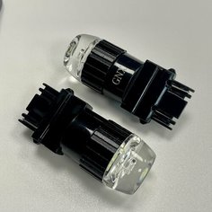Светодиодная лампа автомобильная GNX Vega P27W автолампа LED температура света белая лампочка 1 шт