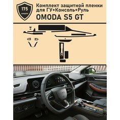Omoda S5 GT/ Комплект защитных пленок ГУ+Консоль+Руль Tonexpert.