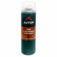 Лак высокоглянцевый №6 UV устойчивый AUTOP PROFESSIONAL (аэр) 650 мл
