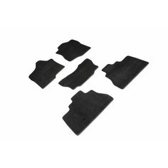 Ворсовые коврики LUX CHEVROLET TAHOE 3 / CADILLAC ESCALADE 3 2006-14 черные Seintex 96291