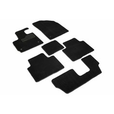 Ворсовые коврики LUX EXEED TXL / Эксид TXL 2020-н. в. черные Seintex 98507
