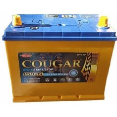 Аккумулятор автомобильный Cougar EFB Asia 80 А/ч 800 А обр. пол. 85D26L Азия авто (260х175х225) с бортиком