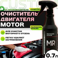 Очиститель двигателя от масла и грязи спрей CUSTOM MOTOR, 700 мл